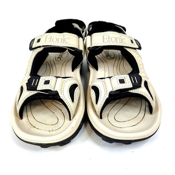 Etonic Soft Spike Cream Golf Sandals Men's Size 10 - Picture 4 of 7